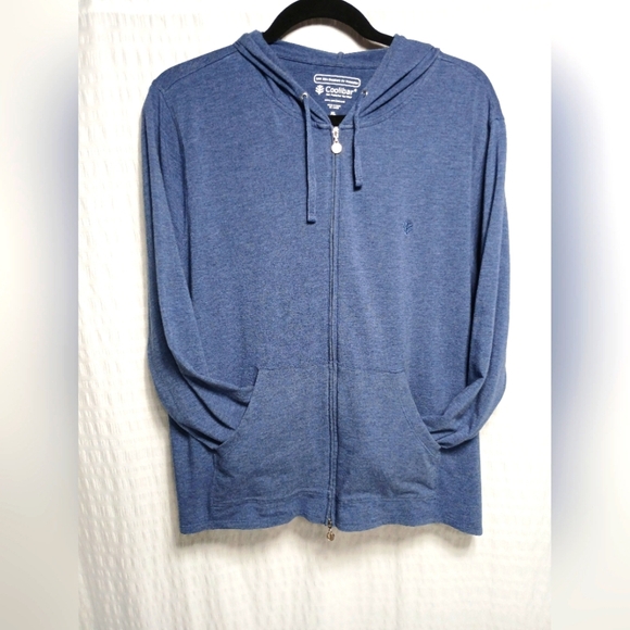 Coolibar Ladies Seaside Hoodie Long Sleeve Double Zip . Size XL - Picture 1 of 9